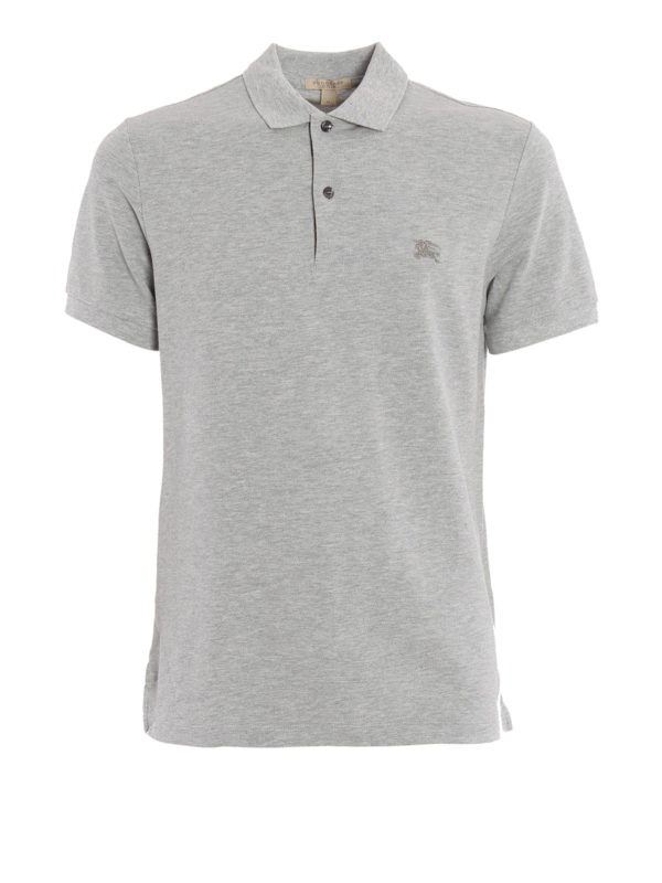 پولو Burberry - Pique cotton polo 