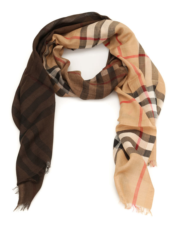 Scarves Burberry - Giant Check Ombre scarf - 3943706