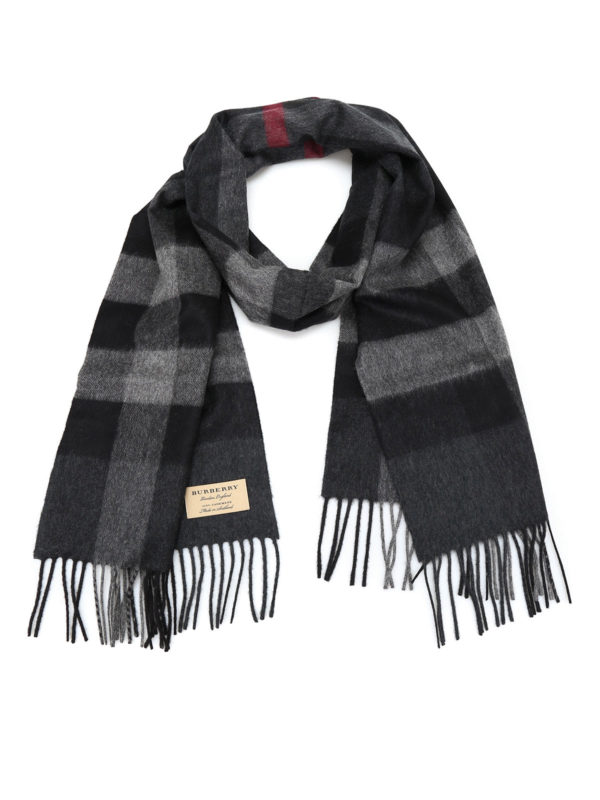 burberry half mega check scarf