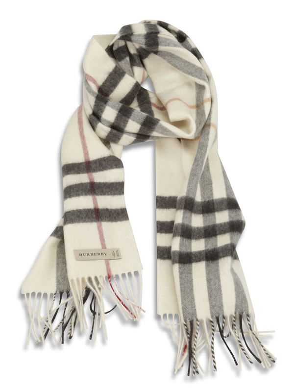 burberry check cashmere scarf sale
