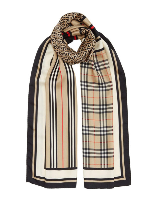 burberry scarf silk
