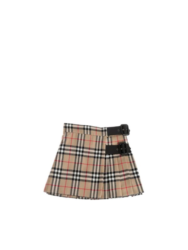 burberry mini skirt plaid