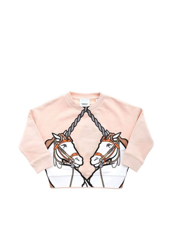 pink burberry sweatshirt