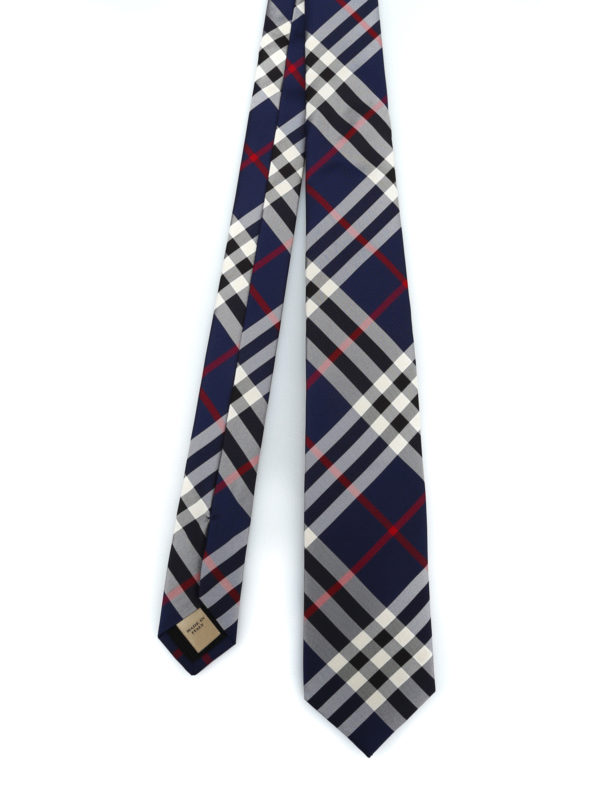 Ties & bow ties Burberry - Manston blue Vintage check tie 8002113