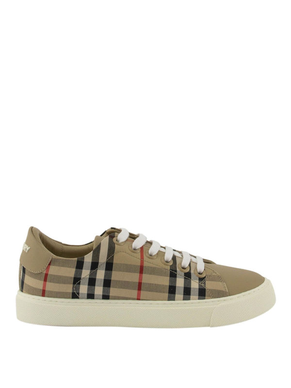 burberry vintage check trainers