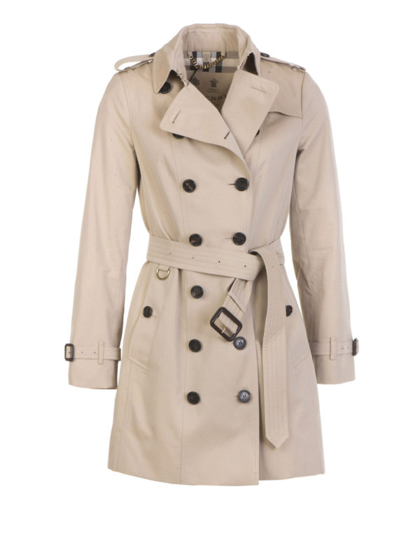 sandringham short trench coat