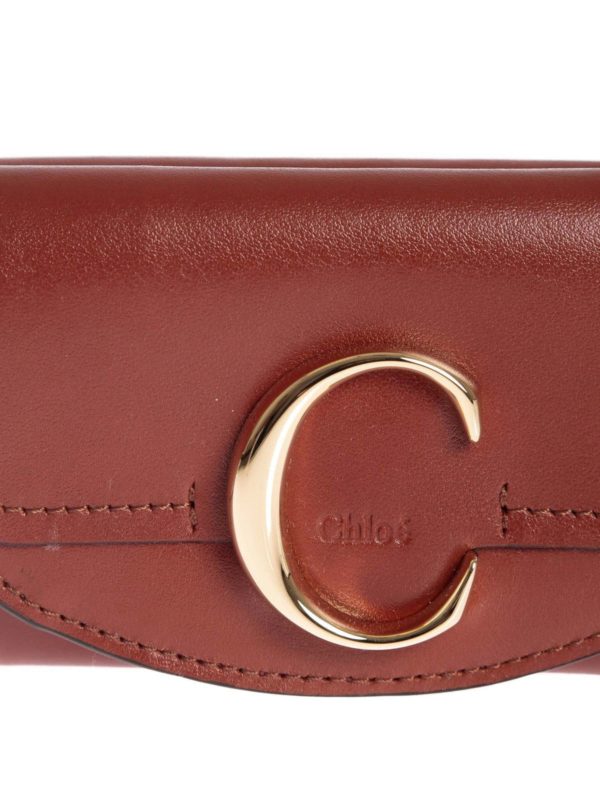 chloe c leather wallet