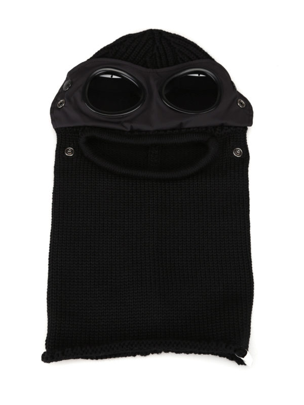 Beanies C.P. Company Knitted wool ski mask with goggles
