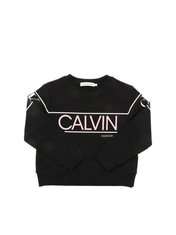 calvin klein jeans pink sweatshirt