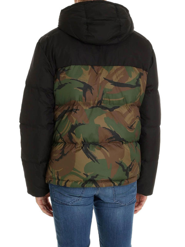 black polo puffer coat