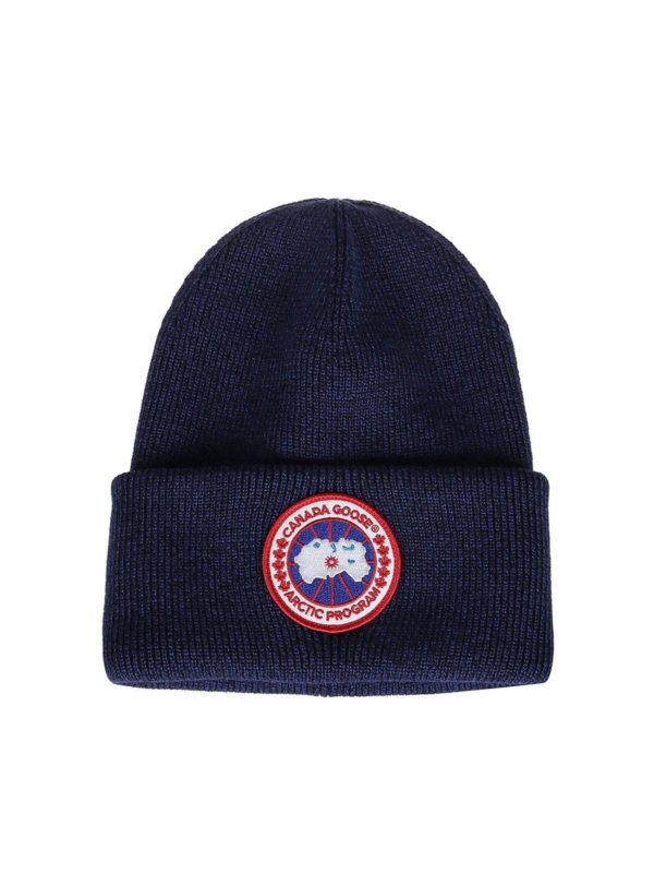 Beanies Canada Goose - Logo patch wool 