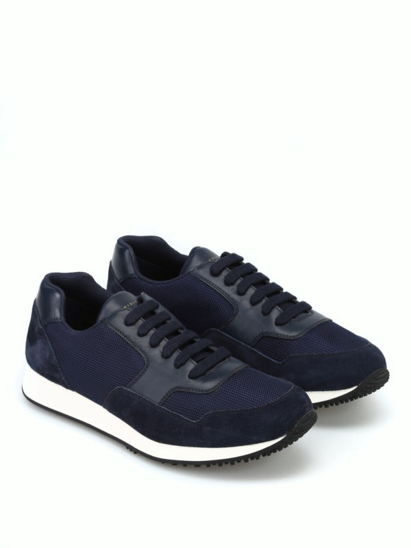 اسپرت،اسنیکرز Car Shoe - Blue suede and 