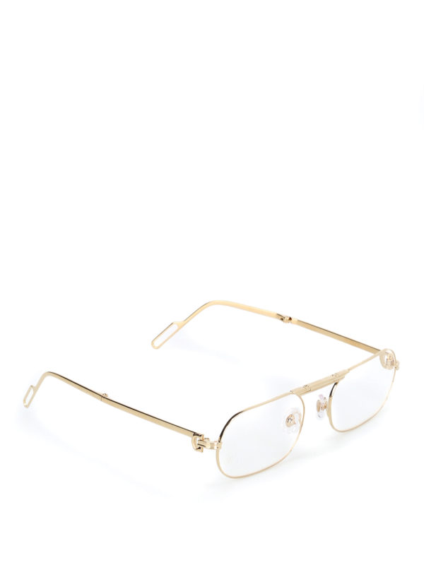 cartier glasses gold