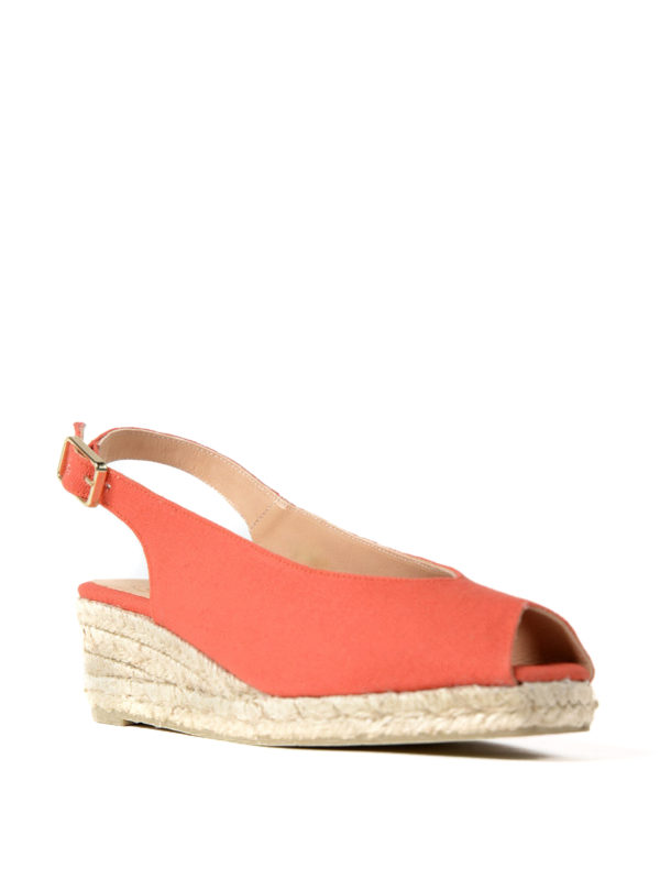 coral espadrilles