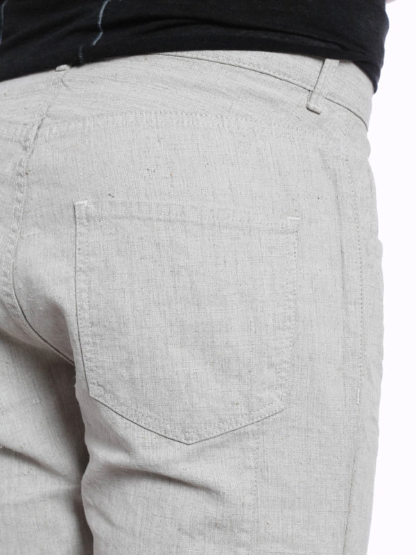 Tremo linen drop crotch pants 