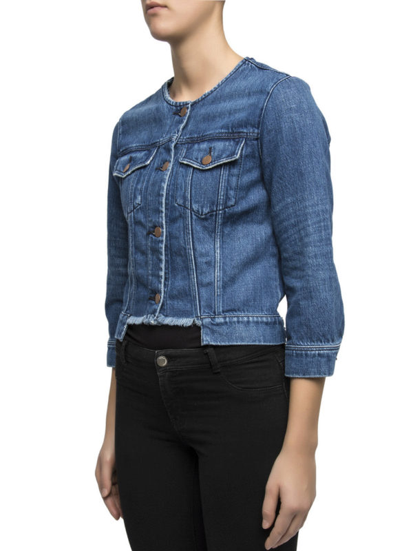 لی J Brand - Catesby denim crop jacket 