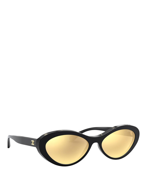 yellow chanel sunglasses