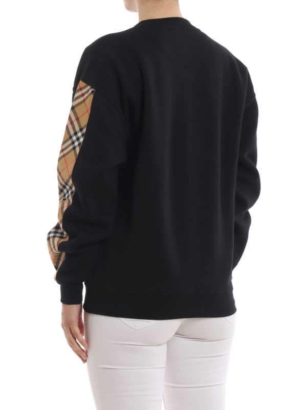 Sweatshirts & Sweaters Burberry - Check sleeve insert sweatshirt - 8008215