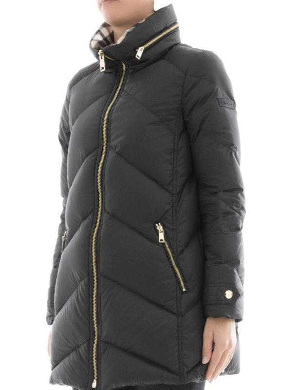 burberry short puffer coat