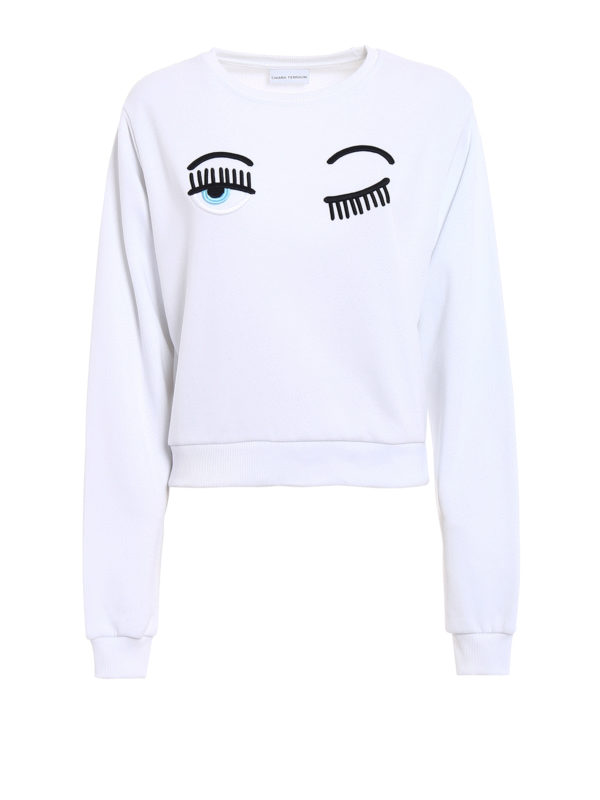 سویشرت Chiara Ferragni - Flirting white 