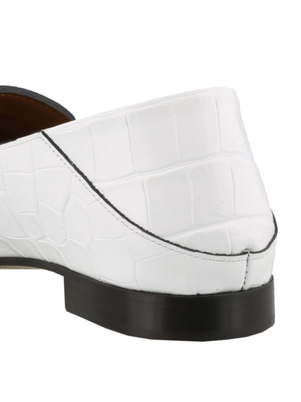 chloe white loafers