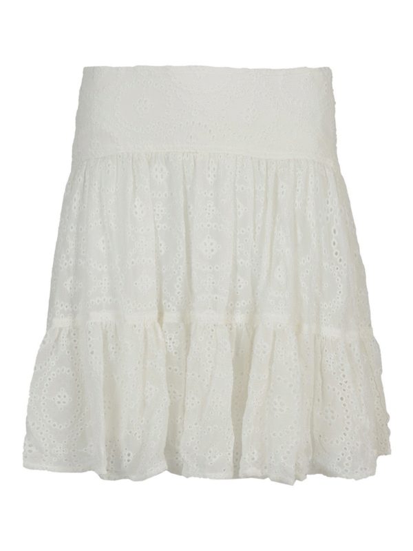 Mini skirts Chloe' - Broderie anglaise mini skirt - C13259117 | iKRIX.com