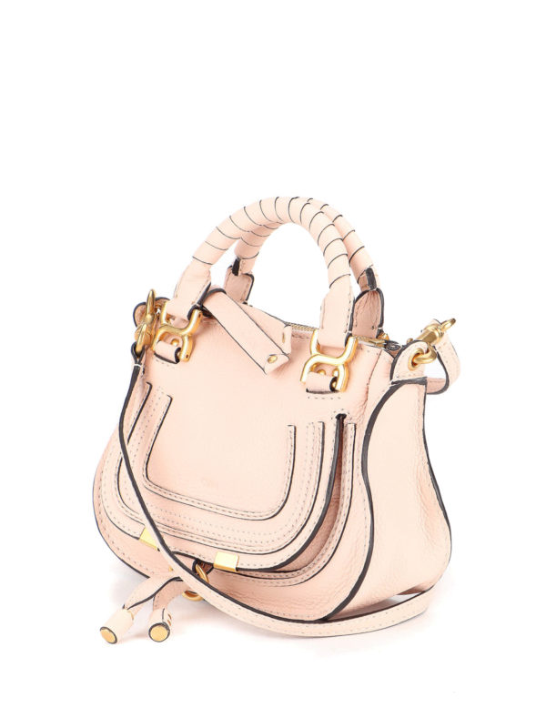 chloe mini marcie bag pink