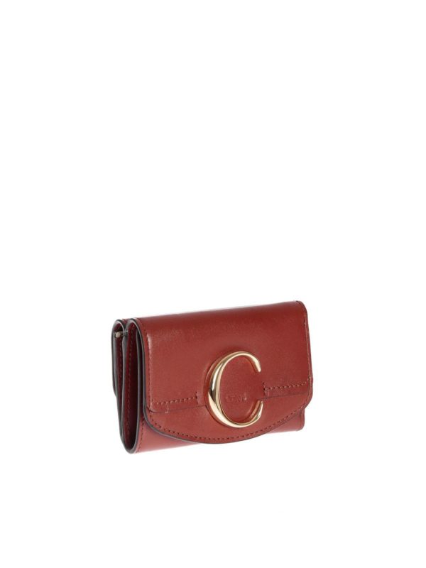 chloe c leather wallet