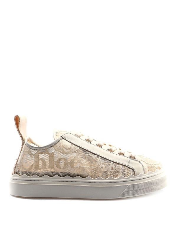 lace chloe trainers