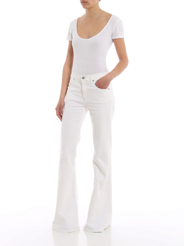 Chloe mid rise super flare jeans 