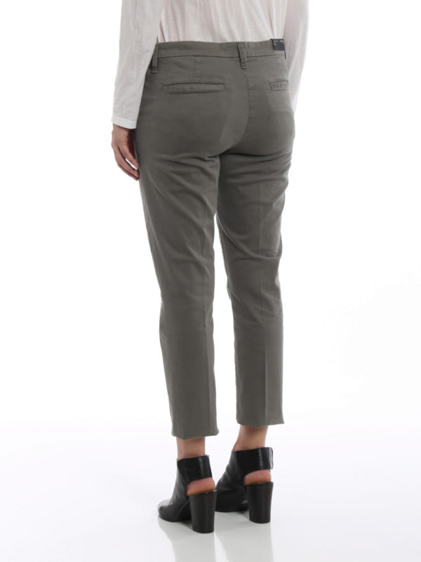 Clara mid-rise cigarette trousers 
