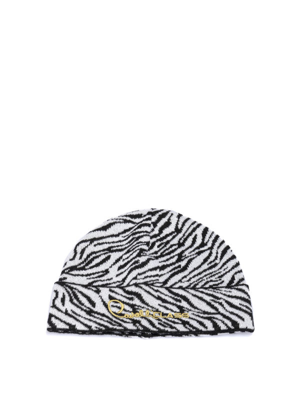 Class Roberto Cavalli: beanies - Zebra motif beanie