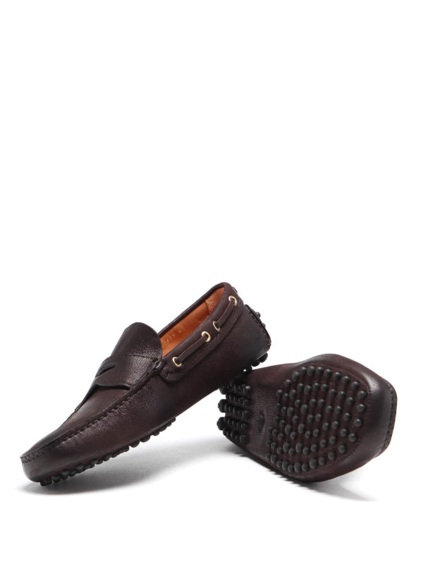 classic leather loafers