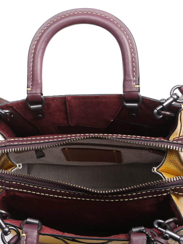 Cross body bags Coach Rogue patchwork leather bag 54539