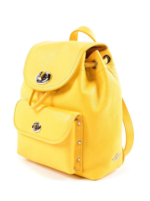 coach mini turnlock backpack