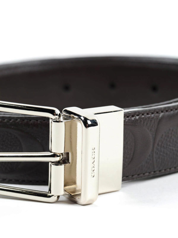 coach men's dress belt