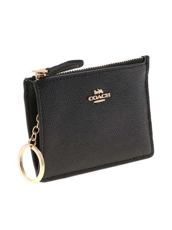 plain black coach purse