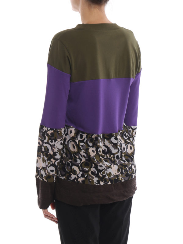 تی شرت Marni - Colour block panelled 