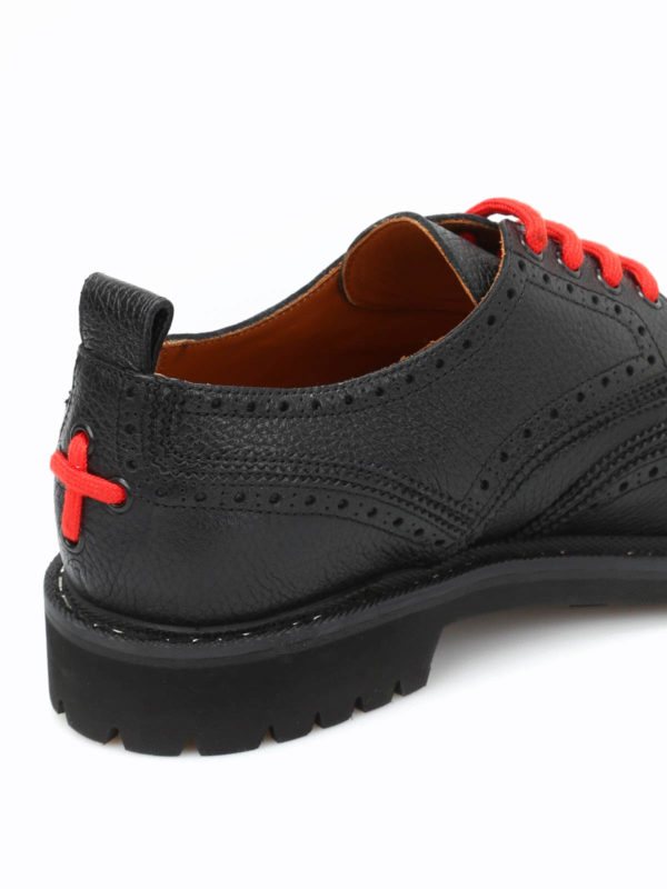 Commando leather Derby brogue 