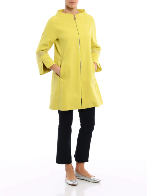 کوتاه Herno - Cotton zipped overcoat 