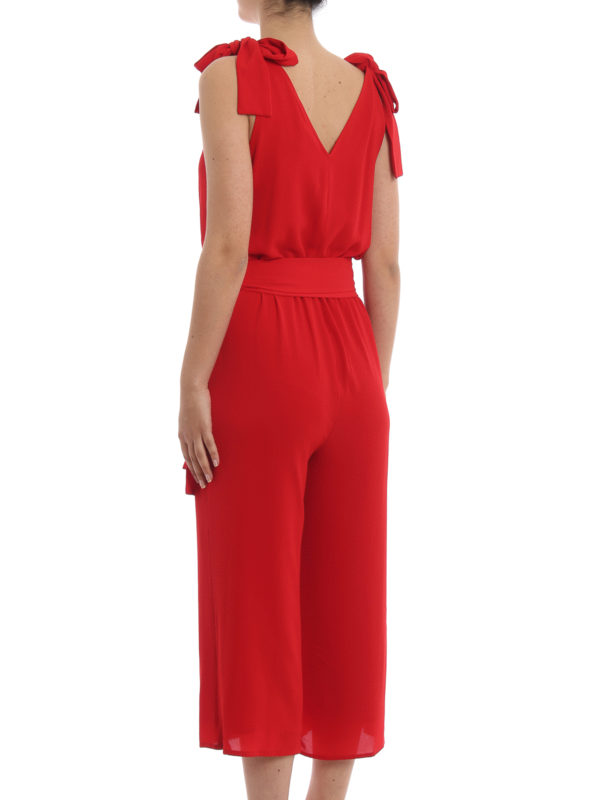 Jumpsuits Michael Kors - Crepe jumpsuit with bows - MS98YT34YP610