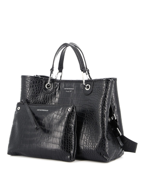 emporio armani crocodile bag