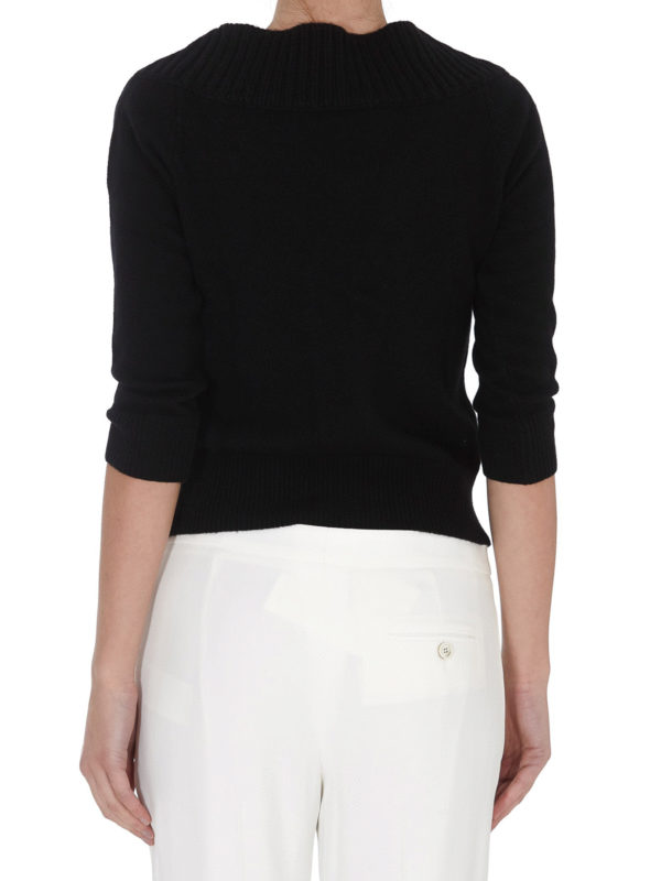 Cropped cashmere cardigan 