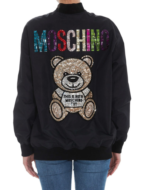 teddy bear bomber jacket