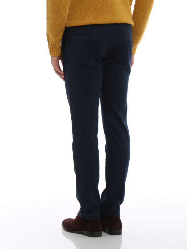 Dark blue Slacks trousers 