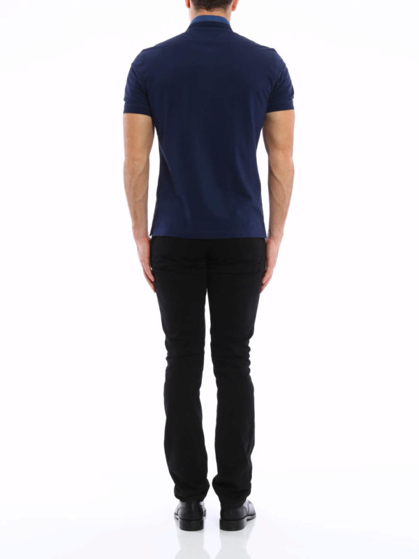 پولو Brunello Cucinelli - Denim collar 