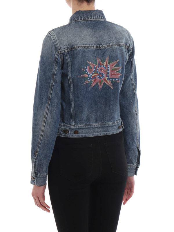 ysl jean jacket