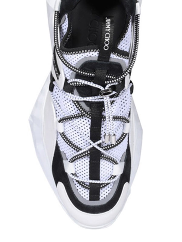 Diamond Trail two-tone sneakers shop online: JIMMY CHOO
