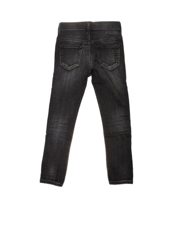 Jeans Diesel - Branded delavé jeans in 
