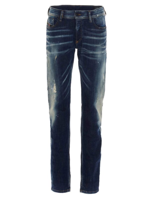 راسته Diesel - Sleenker 0097L skinny jeans in dark blue - 00SWJF0097L01
